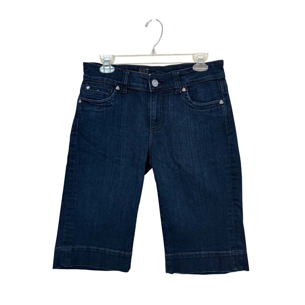 Kut from the Kloth Dark Wash Denim Bermuda Shorts